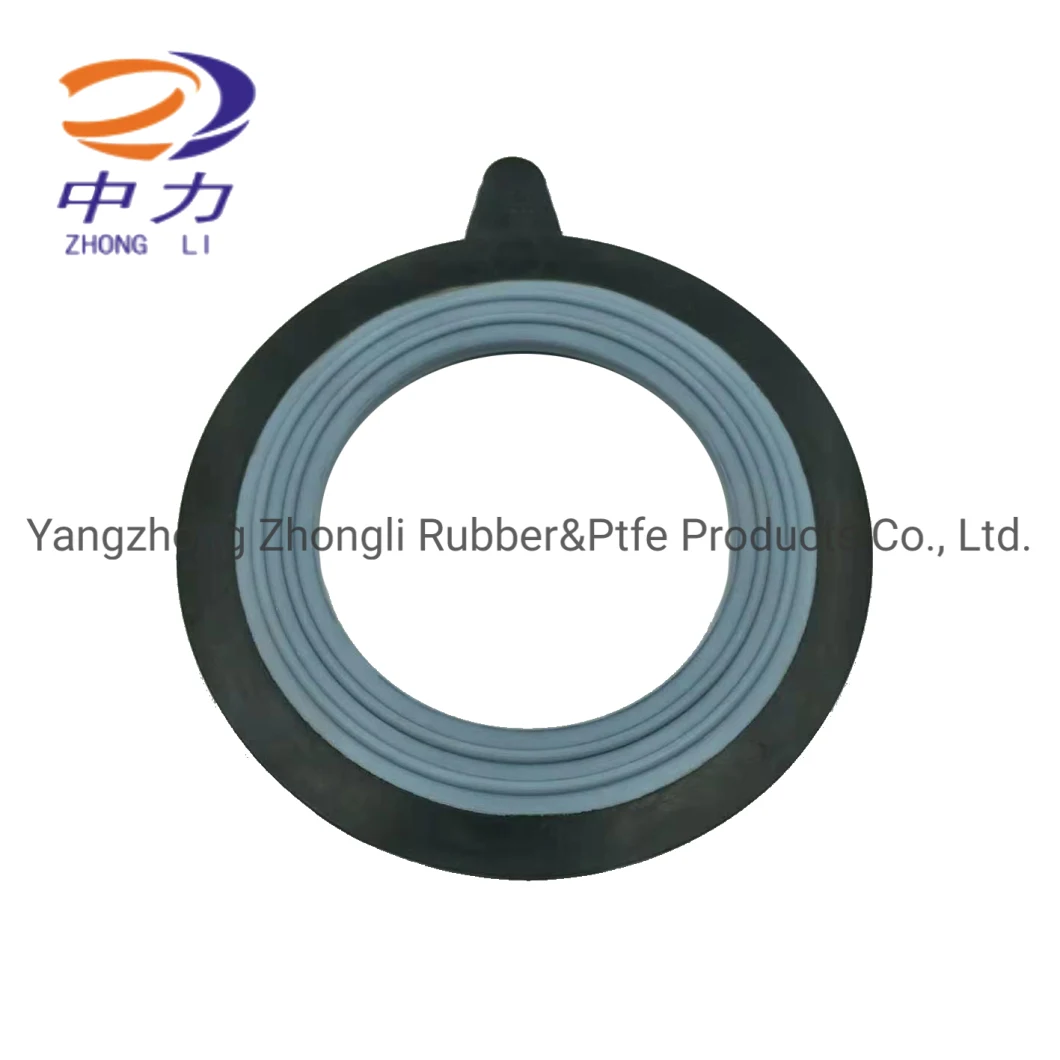 Rubber Gasket, PTFE Film Bonded Rubber Gasket for Sealing